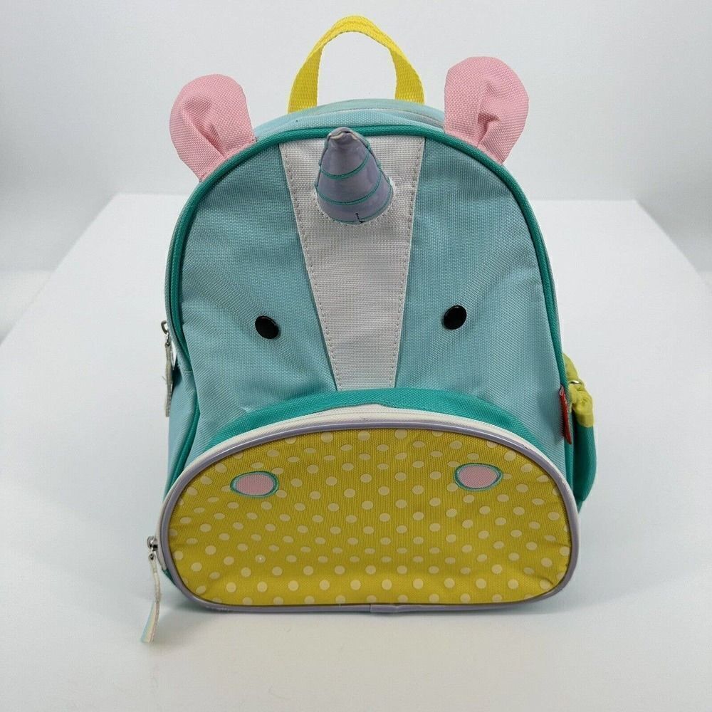 Skip Hop Little‎ Kid Unicorn Backpack 12" Preschool School Bag Blue